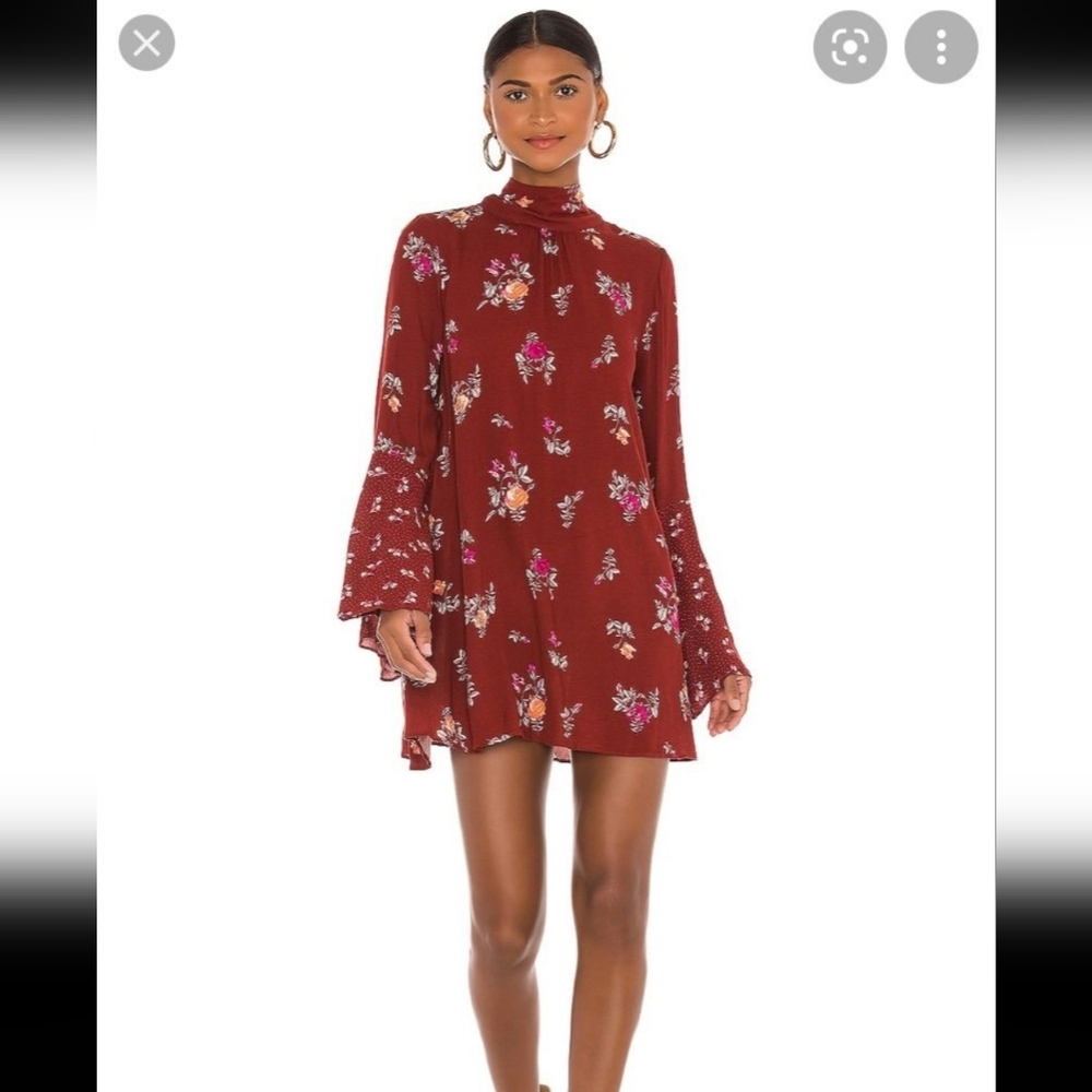 Free People "vintage combo" tunic style dress size M